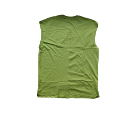 Breezy Açık Yeşil Unisex Oversize Kolsuz T-shirt