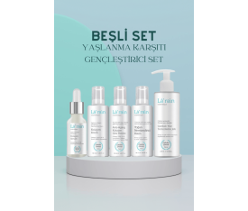 La rain Kolajen Krem + Kolajen Serum + Göz Kremi + Yoğun Nemlendirici + Temizleme Jeli (5Li SET)