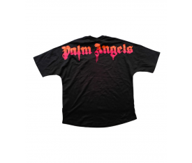 Palm Angels Siyah Palmiye Ağacı Logolu Tişört