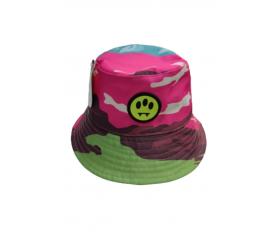 Renkli Kamuflaj Desenli Kova Şapka
