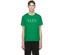 Valentino VLTN Logo Yeşil Tişört